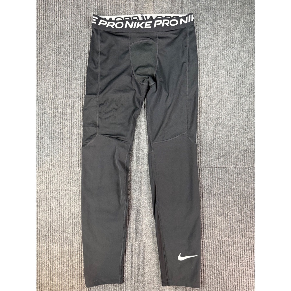 Nike Pro Dri-FIT Mens Training Tights Black Compression Leggings XL DM8530-010